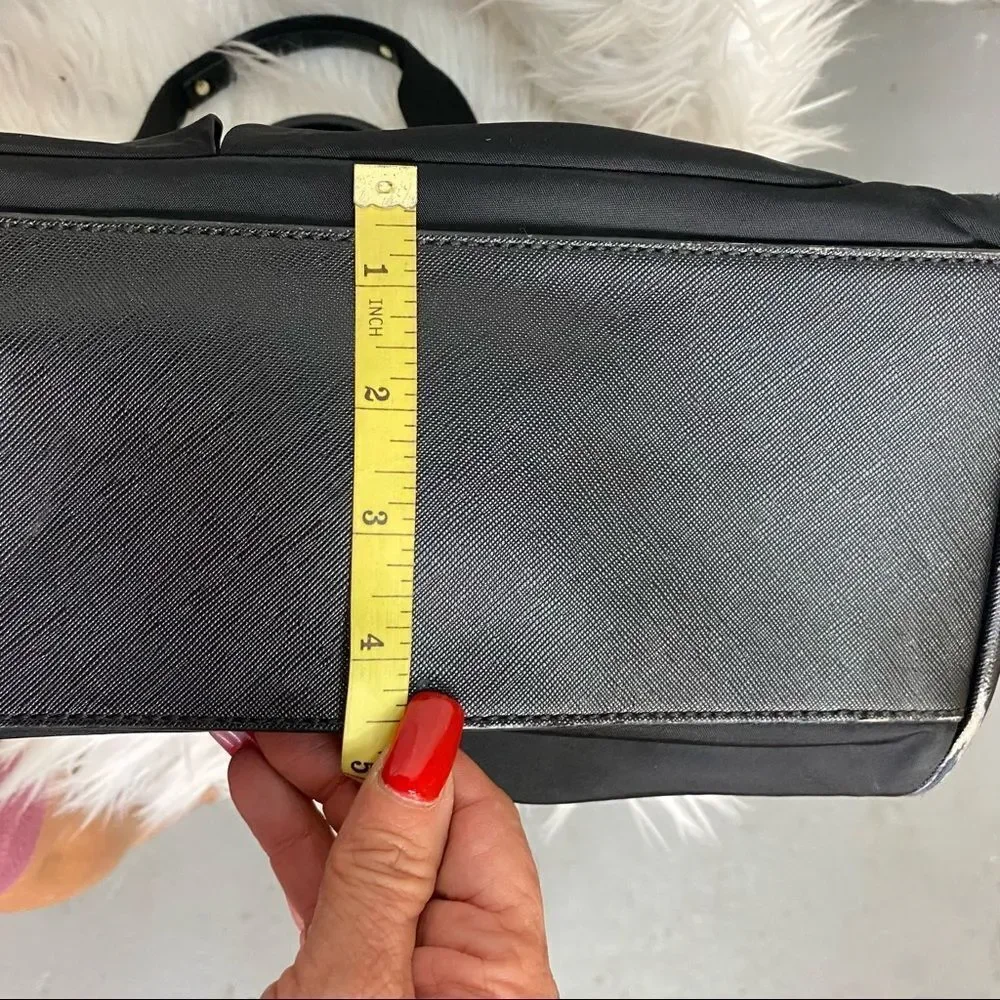 TOUS Black Crossbody Strap Water Repellent Baby Diaper Bag
